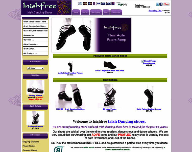 Irish-danceshoes.com thumbnail