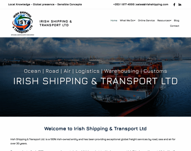 Irish-shipping.com thumbnail