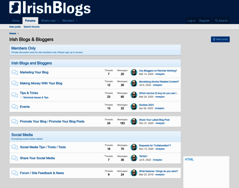 Irishblogs.com thumbnail