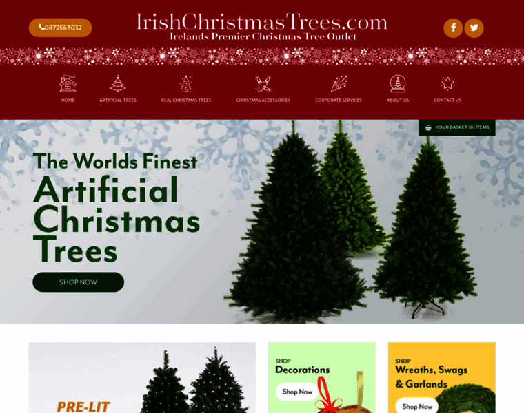Irishchristmastrees.com thumbnail