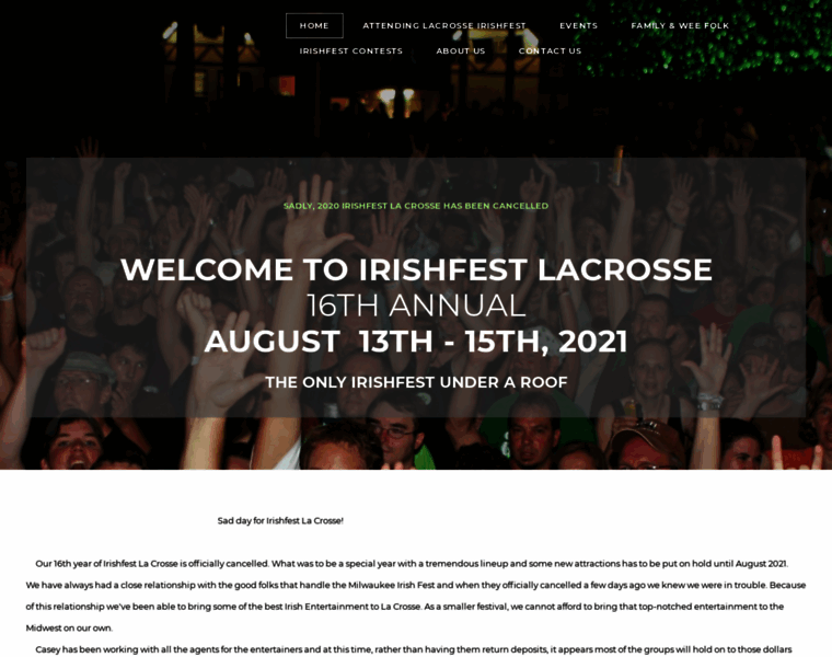 Irishfestlacrosse.org thumbnail