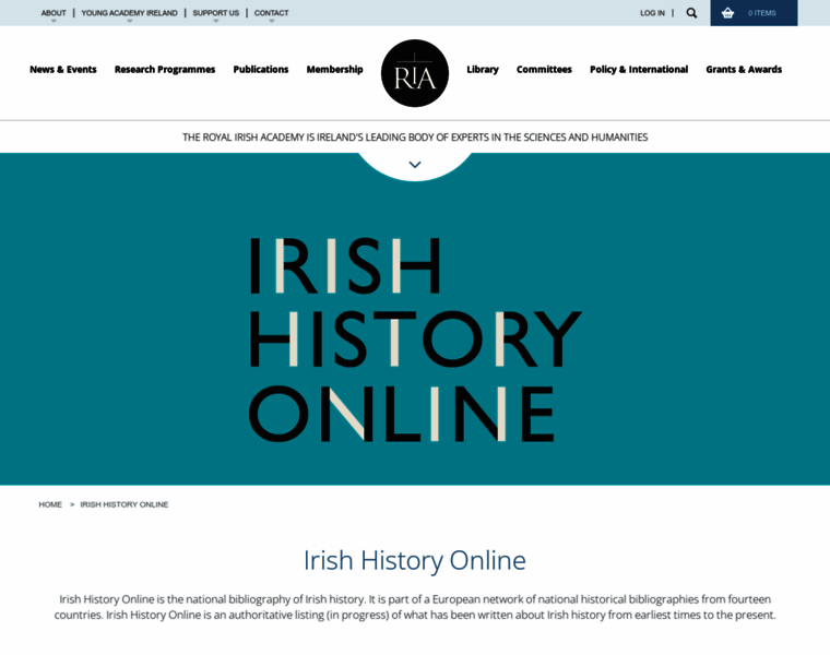 Irishhistoryonline.ie thumbnail