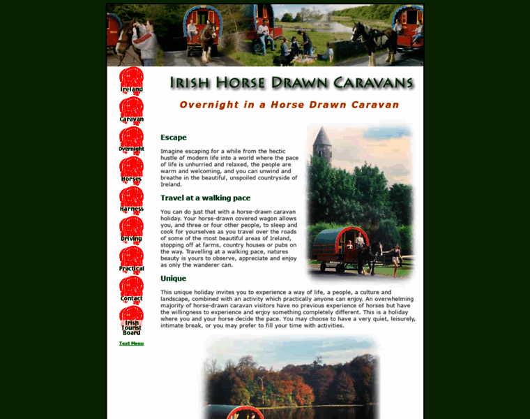 Irishhorsedrawncaravans.com thumbnail