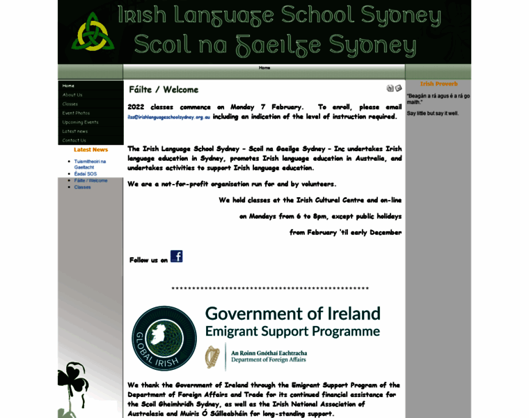 Irishlanguageschoolsydney.org.au thumbnail