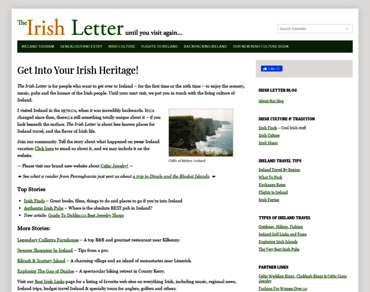 Irishletter.com thumbnail