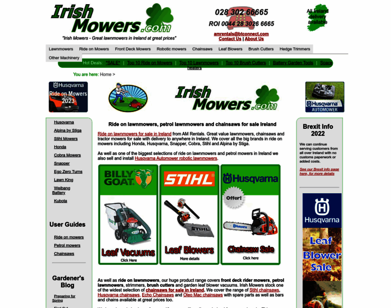 Irishmowers.com thumbnail