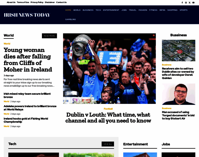 Irishnewstoday.com thumbnail
