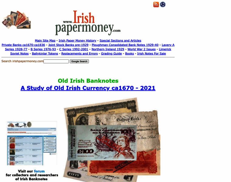 Irishpapermoney.com thumbnail
