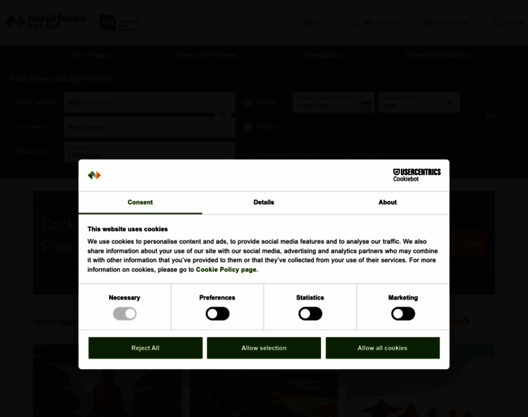 Irishrail.ie thumbnail