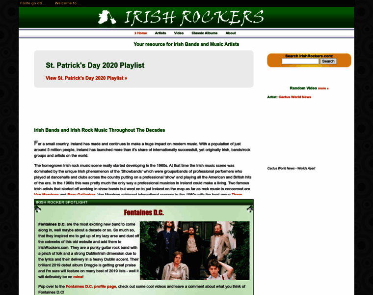 Irishrockers.com thumbnail