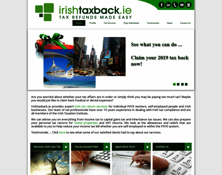 Irishtaxback.ie thumbnail