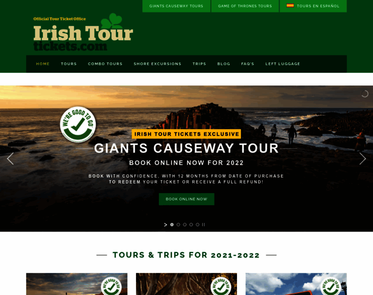 Irishtourtickets.com thumbnail