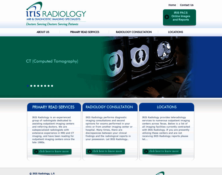 Irisradiology.com thumbnail