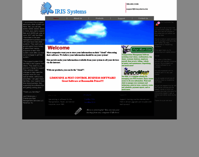 Irissystems.biz thumbnail