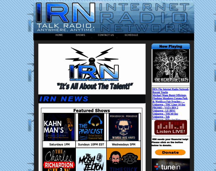 Irnbroadcast.com thumbnail