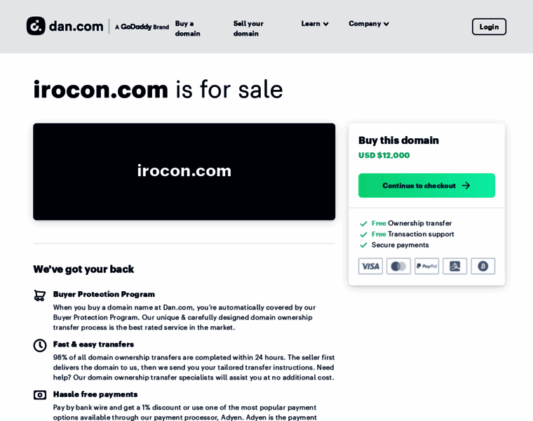 Irocon.com thumbnail