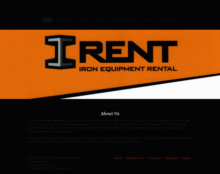 Ironequipmentrental.com thumbnail