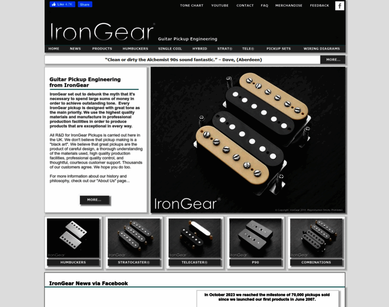 Irongear.co.uk thumbnail