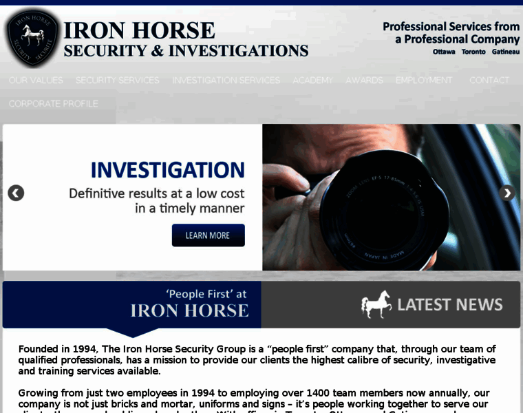 Ironhorsegroup.com thumbnail