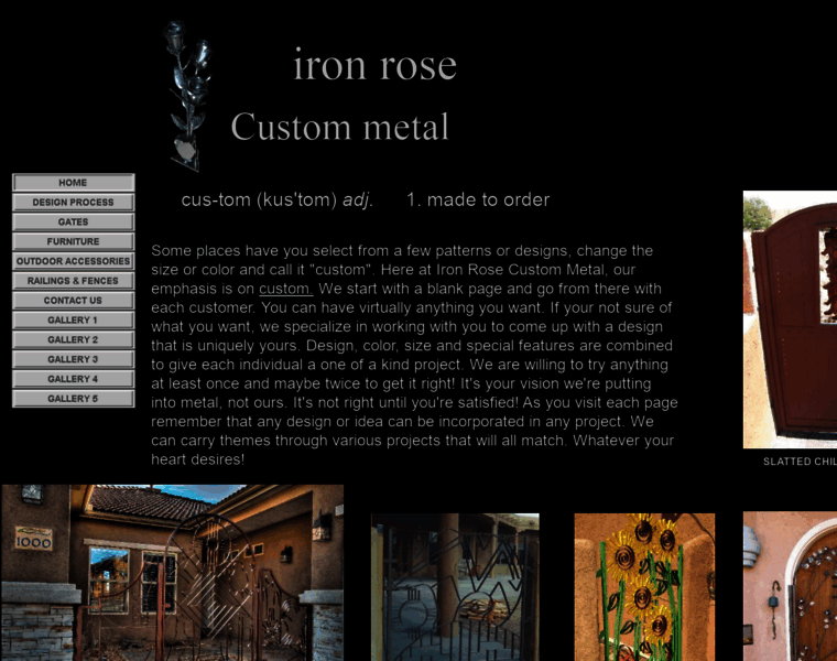Ironrosecustommetal.com thumbnail