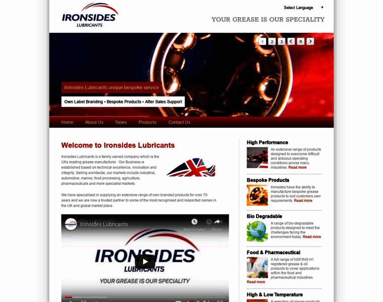 Ironsideslubricants.co.uk thumbnail