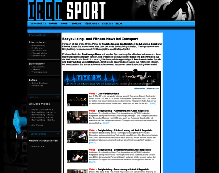 Ironsport.de thumbnail