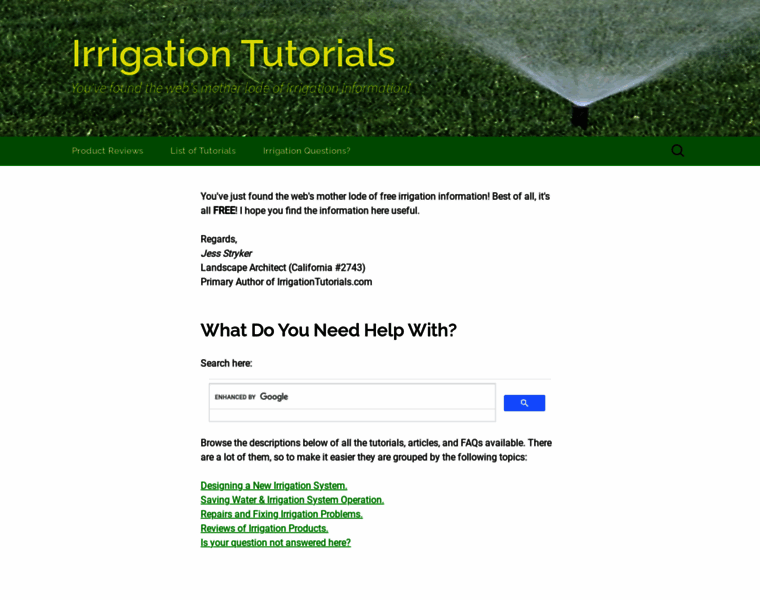 Irrigationtutorials.com thumbnail