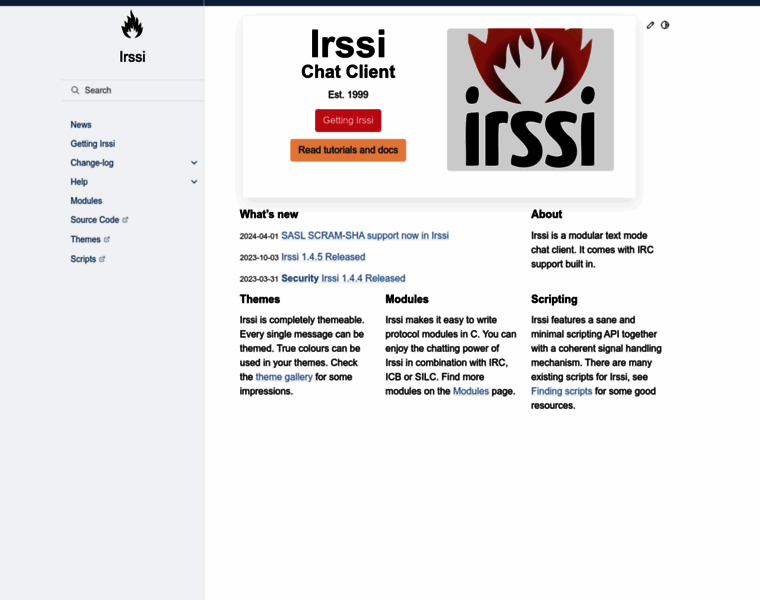 Irssi.org thumbnail