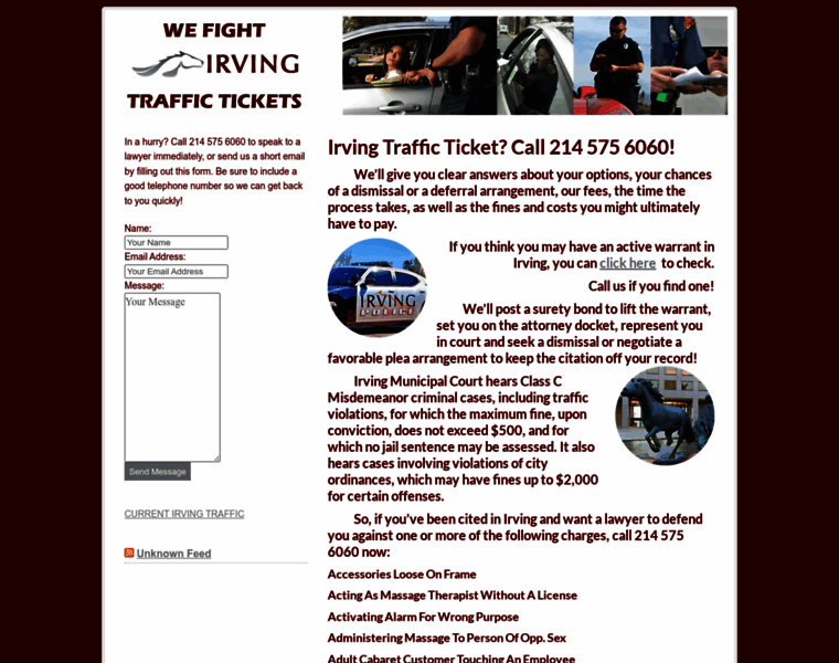 Irving-trafficticketlawyer.com thumbnail