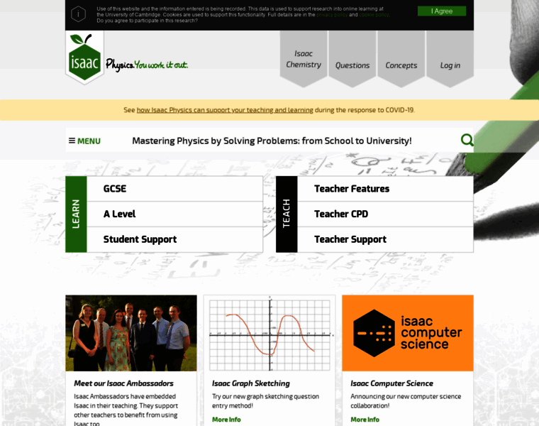 Isaacphysics.org thumbnail