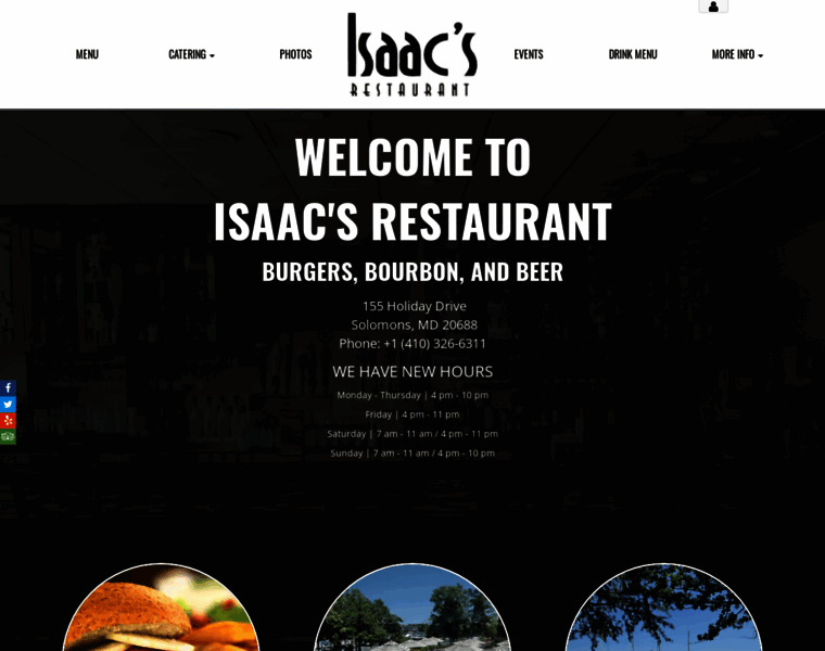 Isaacsrestaurant.com thumbnail