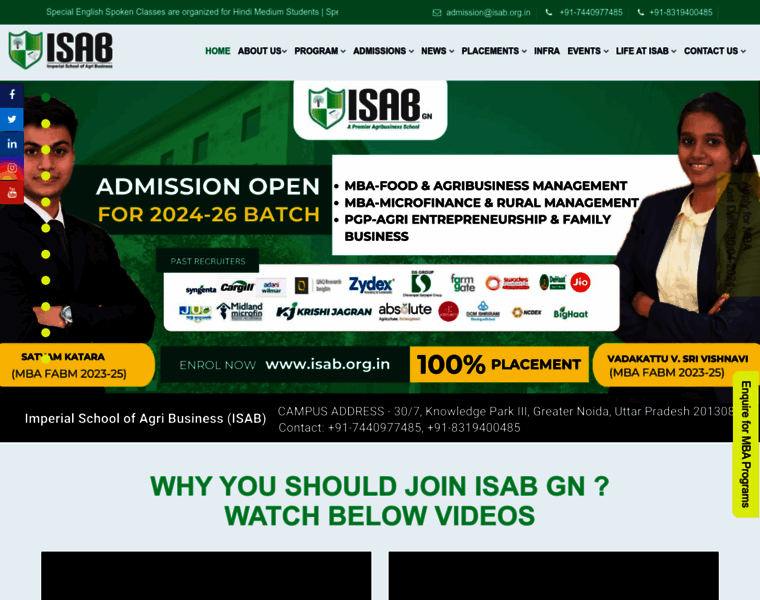 Isab.org.in thumbnail