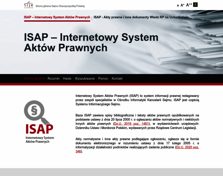 Isap.sejm.gov.pl thumbnail
