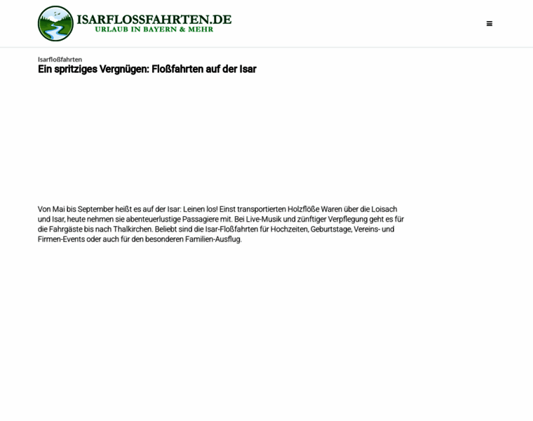 Isarflossfahrten.de thumbnail