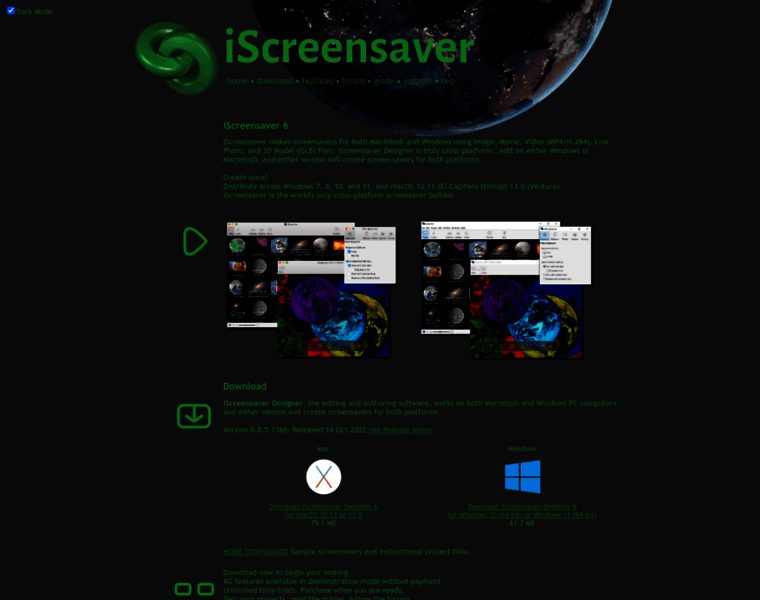 Iscreensaver.com thumbnail