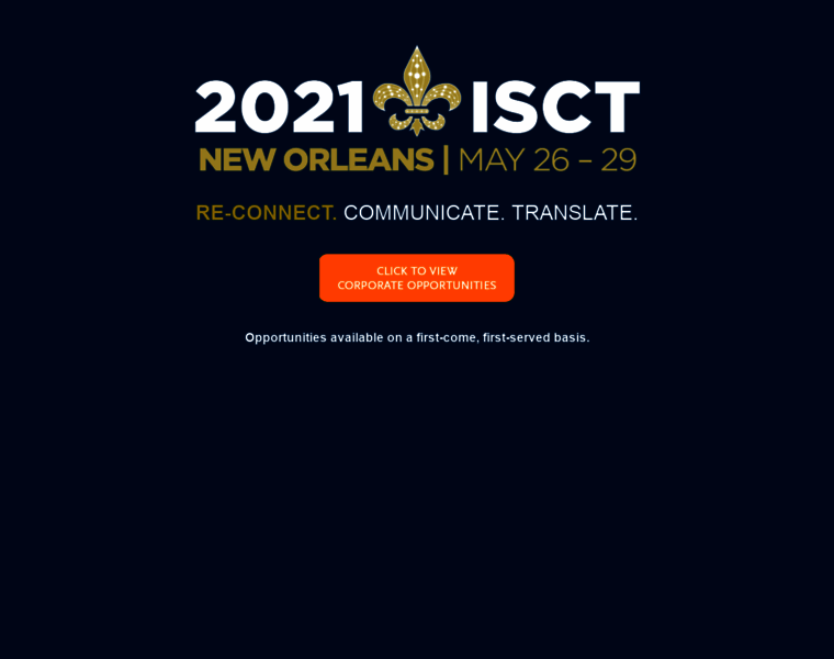 Isct2018.com thumbnail