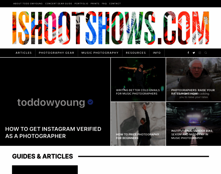 Ishootshows.com thumbnail