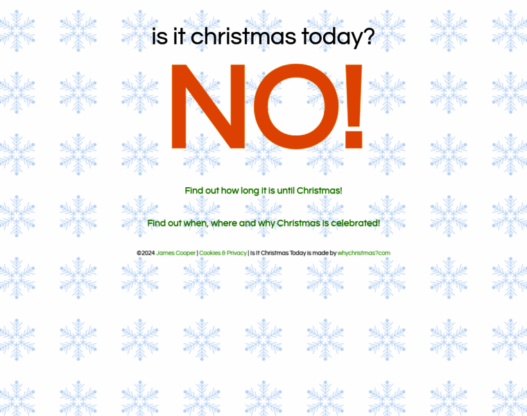 Isitchristmas.today thumbnail Isitchristmas.today thumbnail