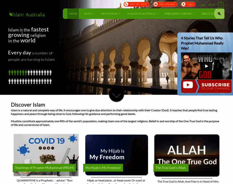 Islam-australia.com thumbnail
