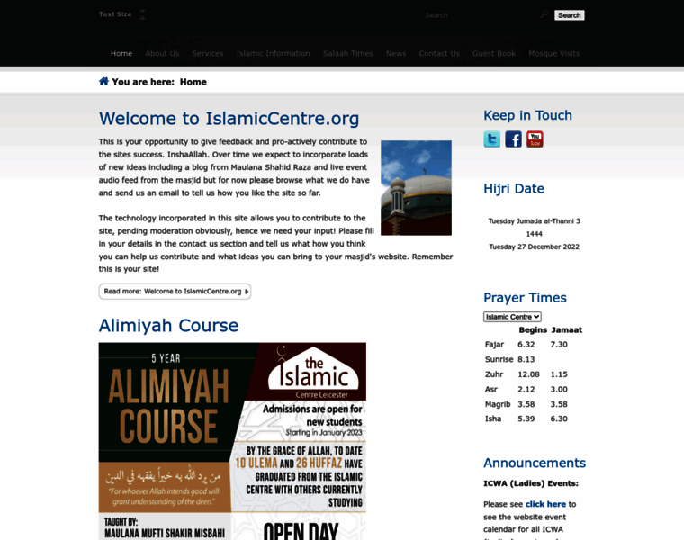 Islamiccentre.org thumbnail