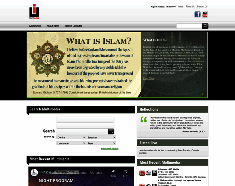 Islamicentre.org thumbnail