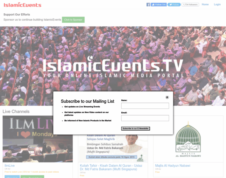 Islamicevents.tv thumbnail
