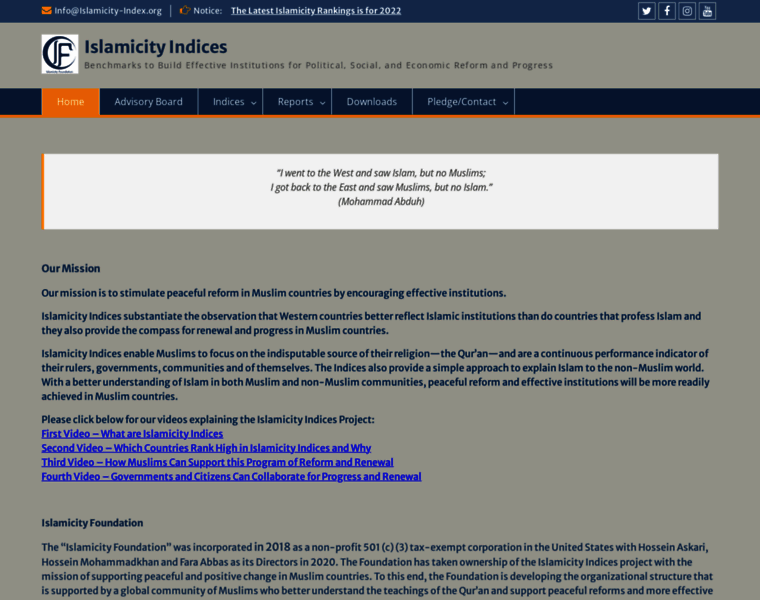 Islamicity-index.org thumbnail