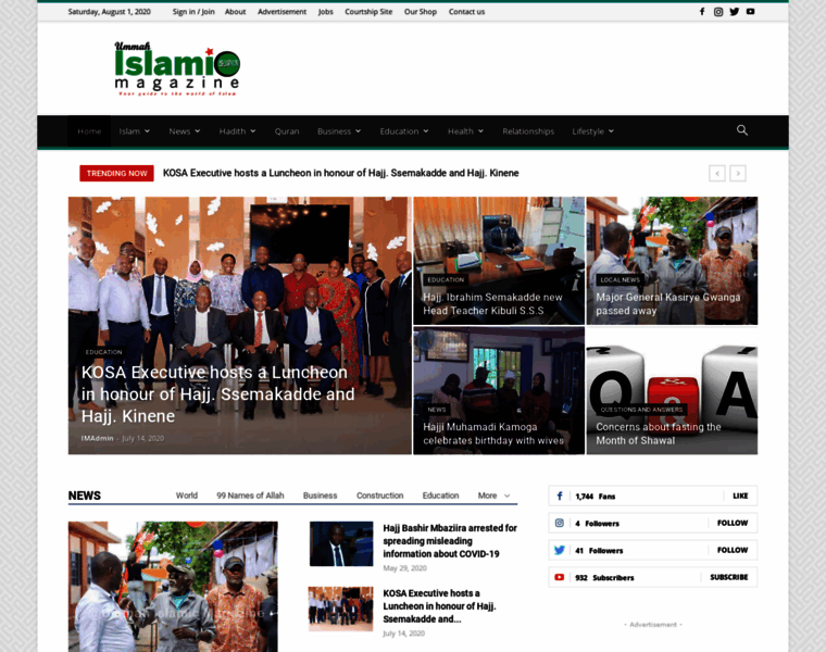 Islamicmagazine.ug thumbnail