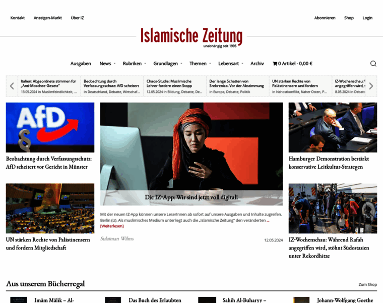 Islamische-zeitung.de thumbnail