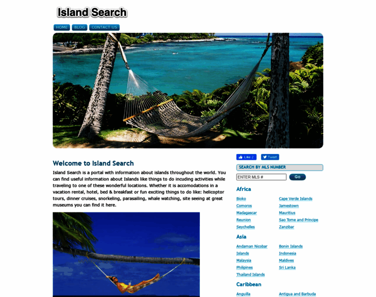 Island-search.com thumbnail