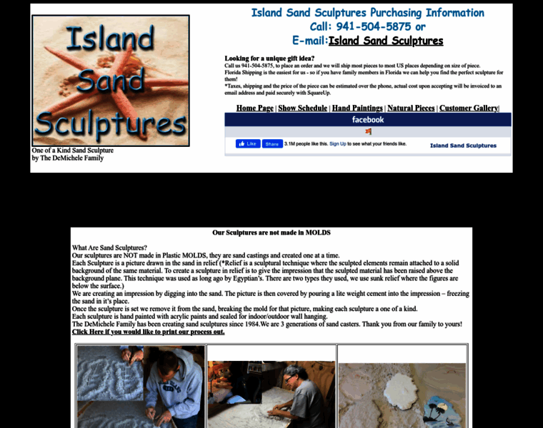 Islandsandsculptures.com thumbnail