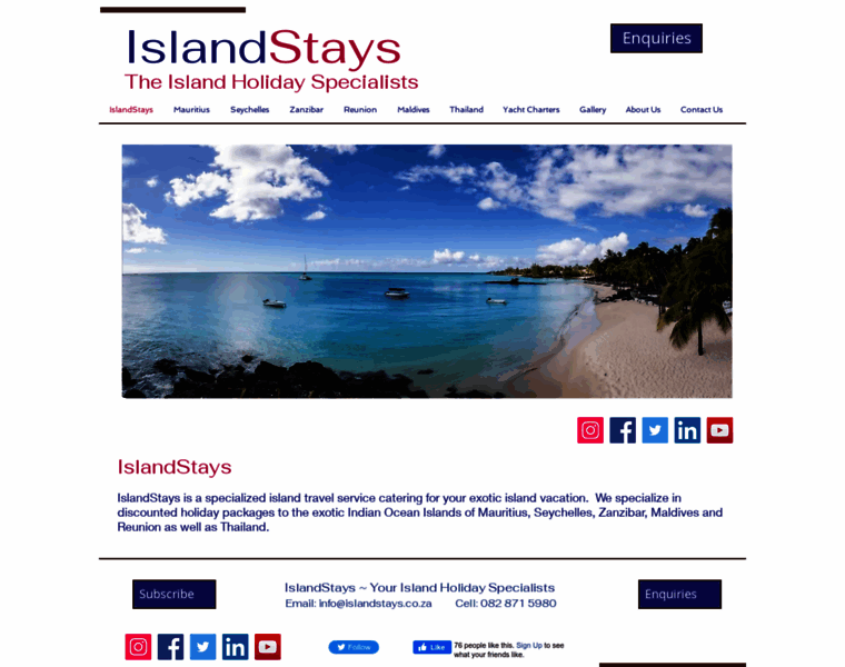 Islandstays.co.za thumbnail