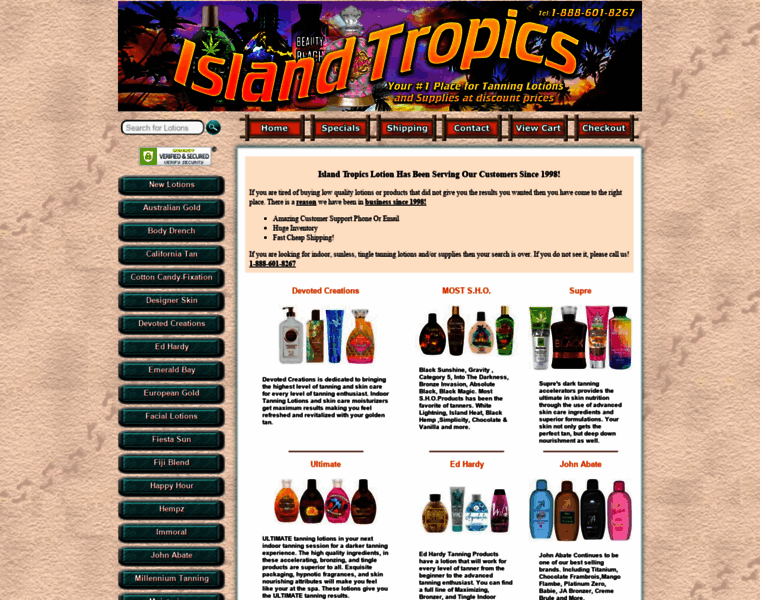 Islandtropiclotions.com thumbnail