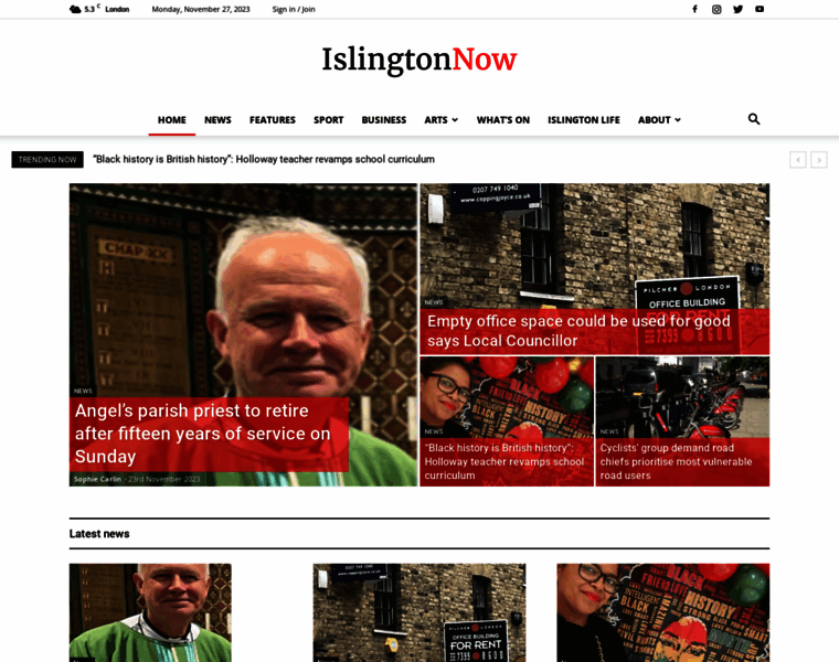 Islingtonnow.co.uk thumbnail